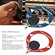 2-teiliges Donut SW-Antenne Tragbare Loop Antenne für UV und VHF, Mini-Ring-Transceiver AM MW SW Mittelwellen Kurzwellen Transceiver Set Tragbare Mini-Schleifenantenne