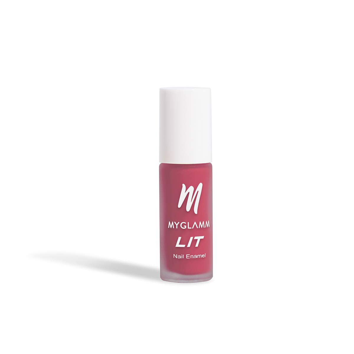 MyGlamm LIT Matte Nail Enamel-Flex (Pink)- Nail Polish | Nail Paint | Long Lasting | Chip Resistant | Matte Finish