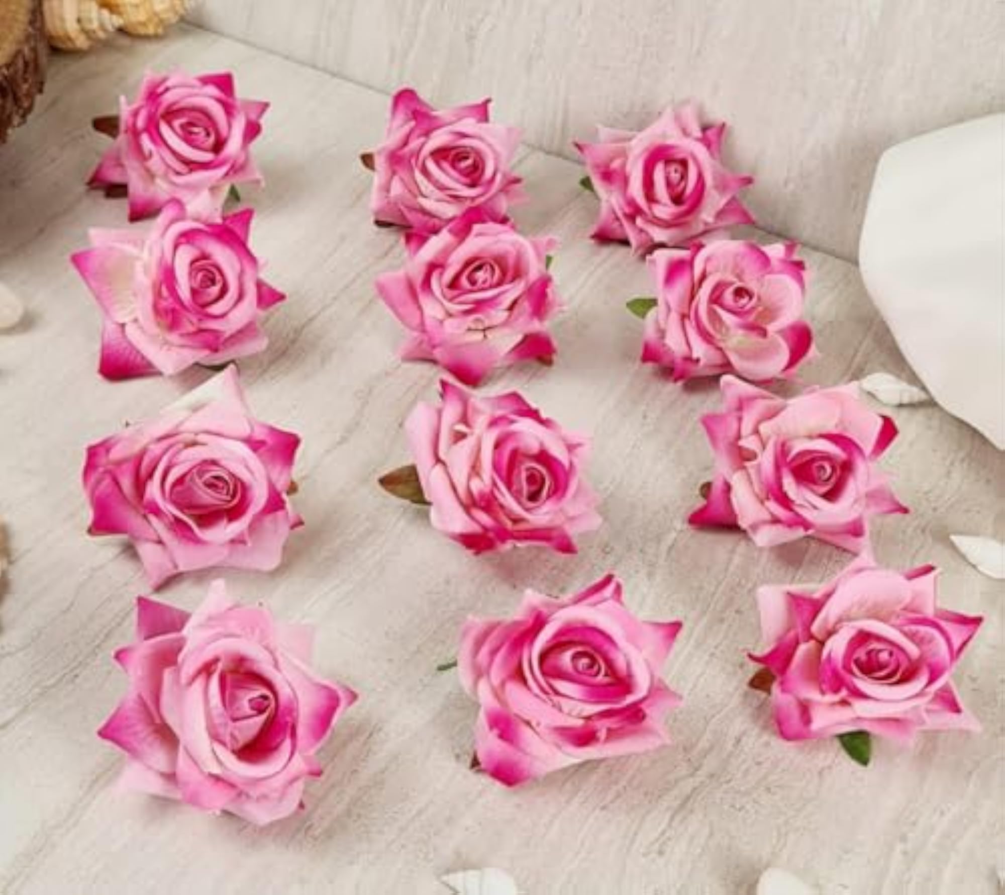 Artificial Rose Velvet Flower for Puja Decoration
