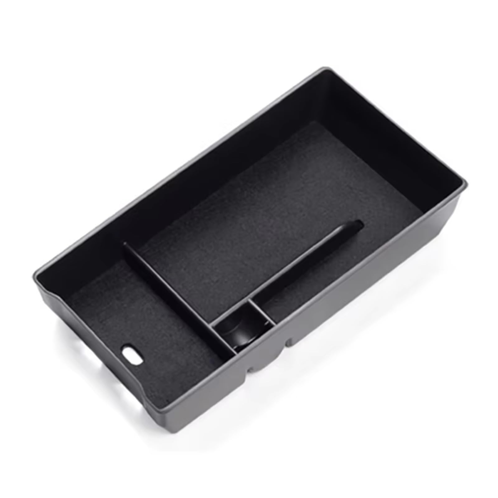 KOPQTEC Organiser Tray Compatible With Benz For E-Class For W213 2021-2023 1 Pcs Car Central Control Armrest Box Storage Box Flocking Organizer Accessories