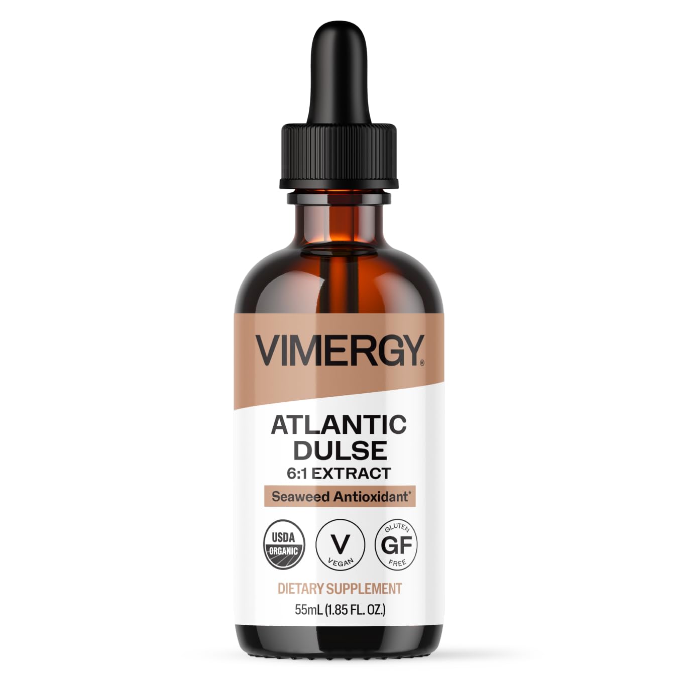 Atlantic Dulse Liquid, Seaweed Antioxidant, No Fishy Taste, 2 Mo Supply
