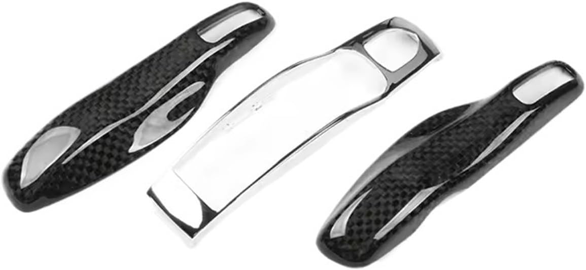 Compatible for Porsche Cayenne 92A 9YA/Macan 95B/Panamera/971/911/718/Boxster/982 Cayman/Taycan Car Key Case Cover Shell(Style 1)
