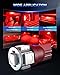 Marsauto 194 LED Bulb Brilliant Red 168 T10 2825 5SMD No Polarity Replacement Bulbs for Car Dome Map Door Courtesy License Plate Dashboard Lights (Pack of 10)