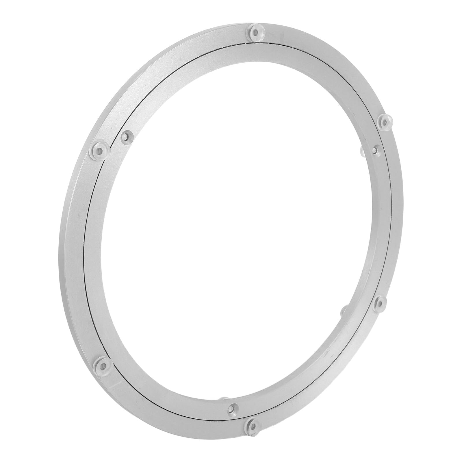 DOITOOL Plateau Tournant à Palier en Alliage D'aluminium 30 Cm X 8,5 Mm, Roulement Silencieux et Étanche, Support Rotatif Robuste pour Table à Manger Ronde, Accessoire de Service Pratique