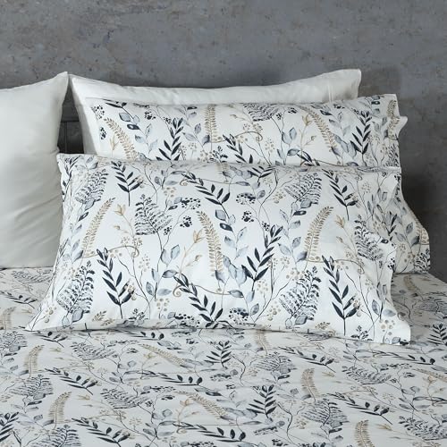 Image of Bedsheet Set | GOTS Certified 100% Organic Cotton Percale | 200 TC | Breathable & Skin-Friendly (Single, Forest Dance)