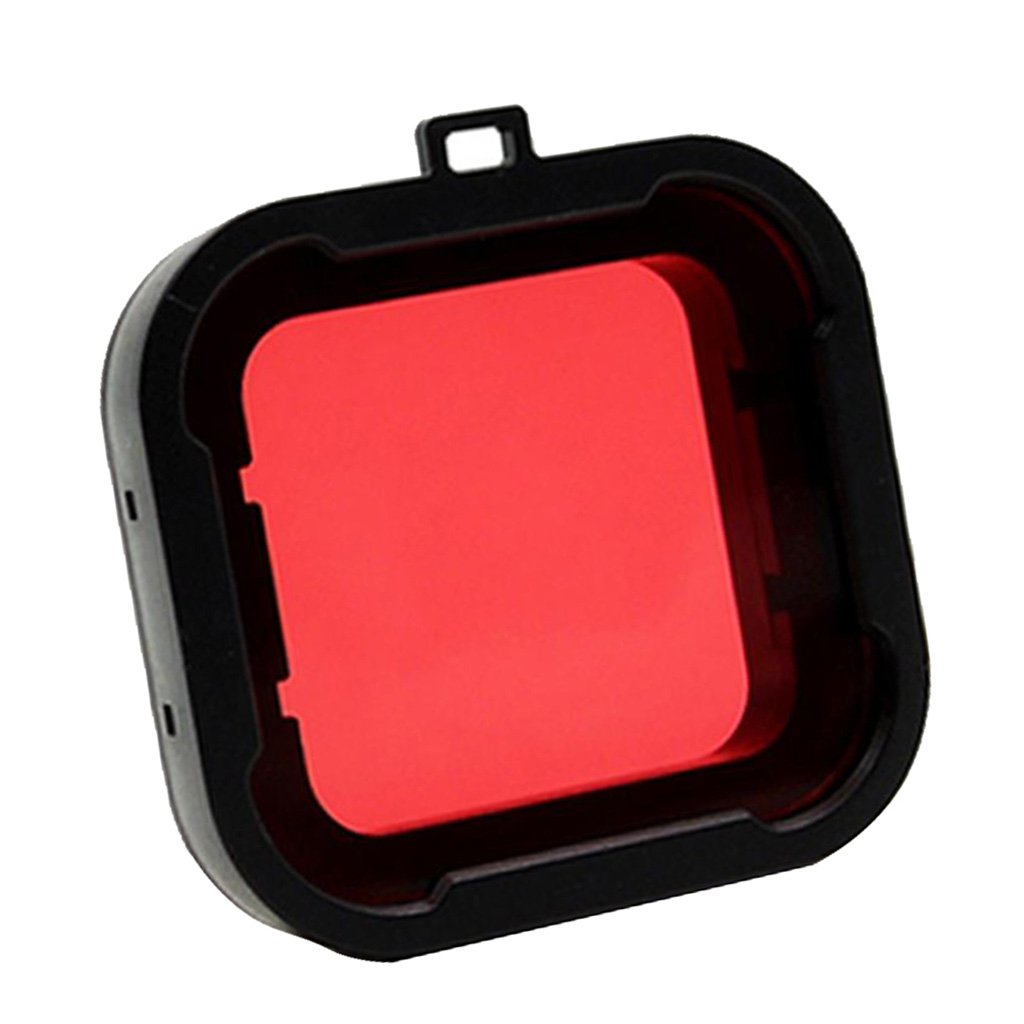 Generic UV-Filter für GoPro Hero 4 3+ rot - Unterwasserfilter für Tauchbegeisterte
