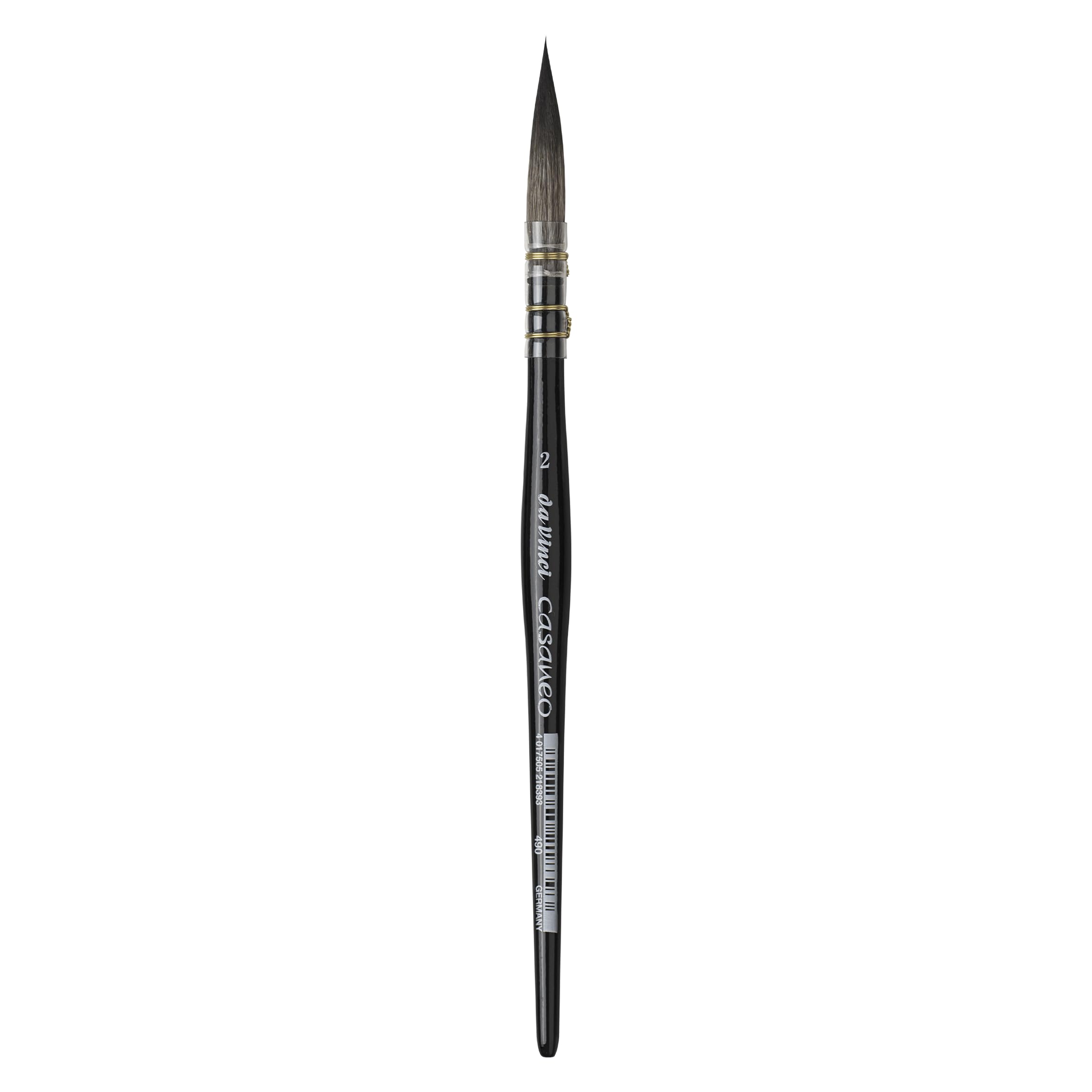da Vinci, CASANEO, wash brush, watercolour brush, synthetic fibres, artist's brush, watercolour painting, liquid acrylic paints, made in Germany, tugboat, size 2