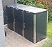 Produktbild Abfalltonnenverkleidung Metall für drei 240 Liter Tonnen
