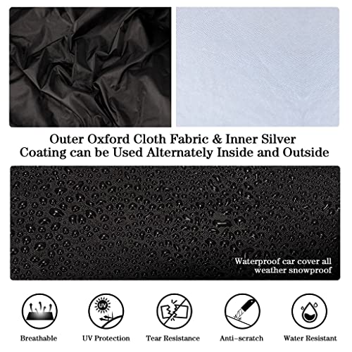 Image of Car Cover Compatible with Mercedes-Benz SLK SLC R170 R171 R172 1996-2020 SLK 200 230 250 280 300 320 350 Car Cover Waterproof All Weather Outdoor Full Car Covers