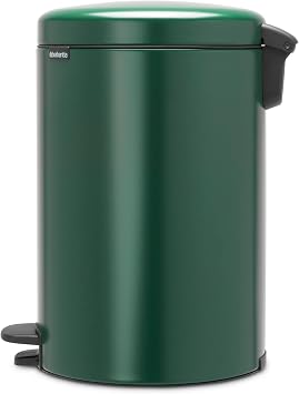 Brabantia Pedal Bin, Pine Green, 20 Litre