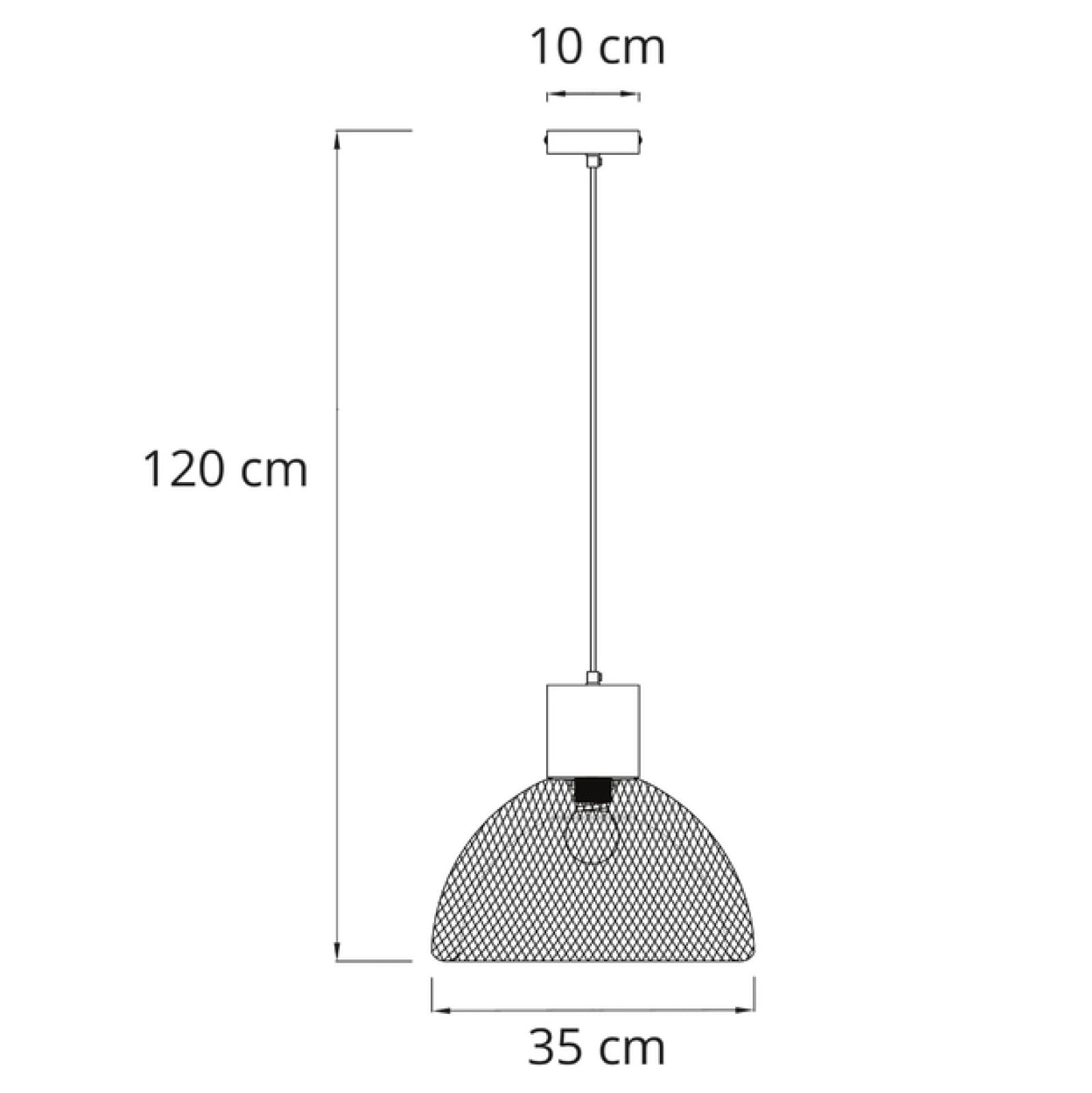 Lámpara colgante de techo para bombilla LED, metal negro, con cable y enchufe, luz interior para dormitorio