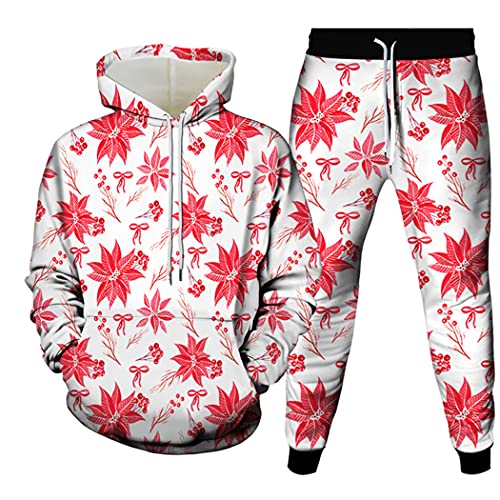 Sweat à capuche imprimé floral 3D pour vos sorties streetwear et soirées chill