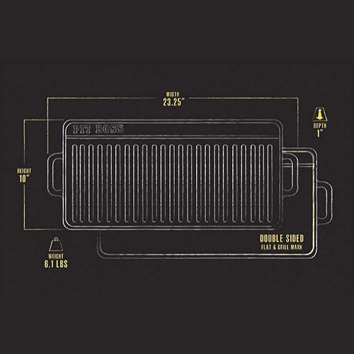 Miniatura 7 de Pit Boss Plancha de hierro fundido de 10"x20"