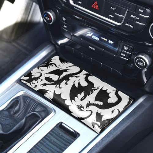 Organizador de guantera slim de piel miniatura 4