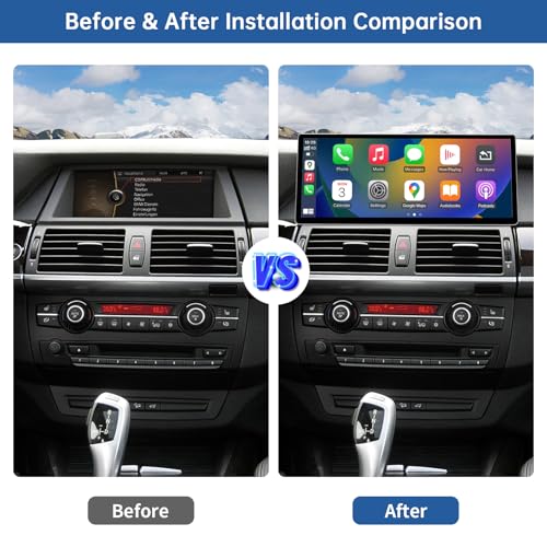 Road Top Pantalla CarPlay 12.3" para BMW X5 X6 E70/E71 miniatura 4
