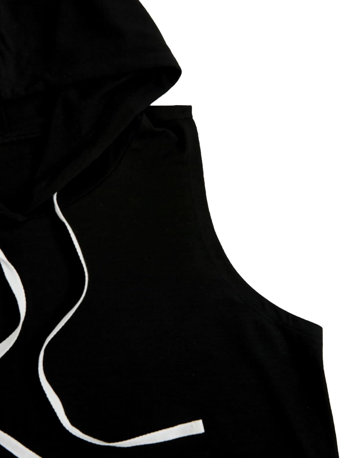 SweatyRocks Women's Summer 2 Pack Relaxed Breathable Sleeveless Hooded Tank Tops for Athletic Exercise - Image 6