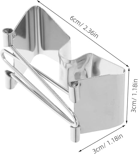 Miniatura 2 de 5 clips de lona húmeda, marco de pintura al óleo de acero inoxidable, clip de separación para enmarcar fotos, suministros de arte, plata