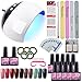 Produktbild Saint-Acior Gelnägel Set Starterset uv Gel Nagellack Gel polish Maniküre Set Gellack uv Farben Set UV/LED Nagellampe Gel Nagelset