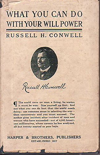 What You Can Do With Your Will Power B0054LUTPQ Book Cover