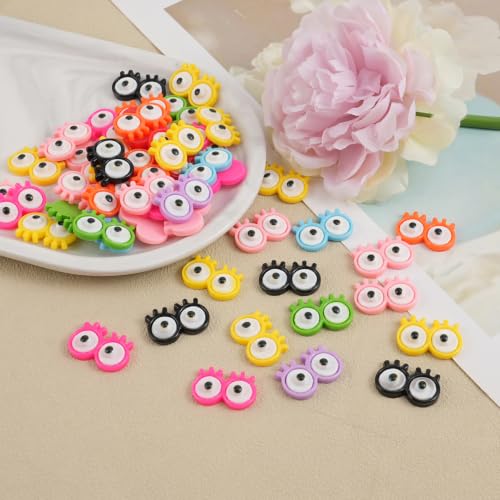 Mini lentes de sol con forma de estrella para manualidades creativas, lote de 50 piezas 6