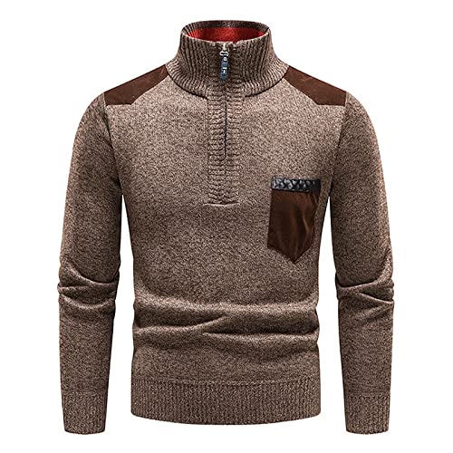 Chaqueta casual para hombre Akklian con media cremallera miniatura 1