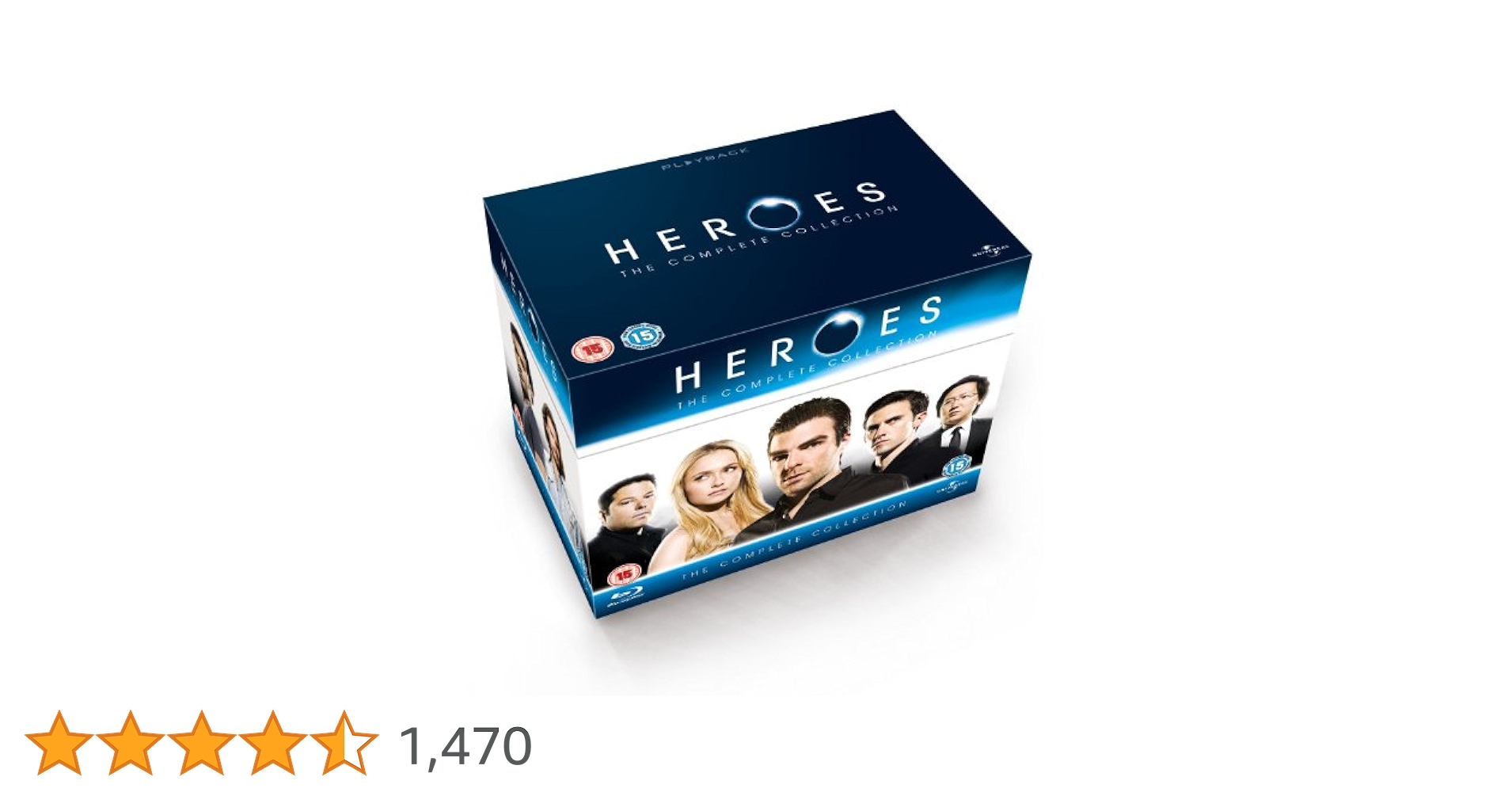 Heroes - Season 1-4 Complete [Blu-ray] [Region Free]: Amazon