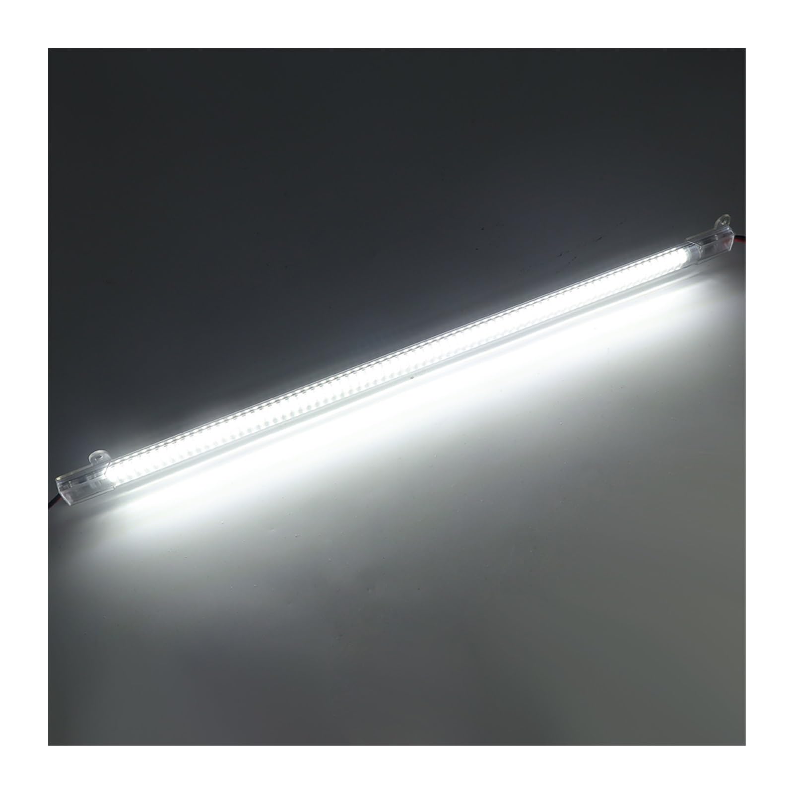 Barre Lumineuse LED 220V, 2835, Haute Luminosité, 72 Diodes/m, 30/40/50cm, Tube en Aluminium, Bande Lumineuse Rigide for Éclairage sous-Meuble De Cuisine(5PCS 50CM,Cold White 6000K)