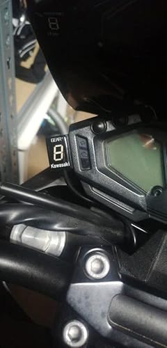 MOQIAOSEIKO Motorrad Geschwindigkeitsanzeige Ganganzeige Schaltleuchte kompatibel mit Kawasaki Z750 Z 750 Z1000 2007 2008 2009 ECU-Stecker Direktmontage 1-6