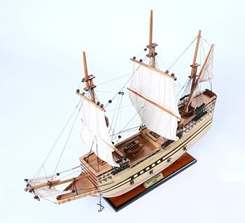 Amazon.co.jp: 帆船模型 完成品 木製 メイフラワー号 Mayflower