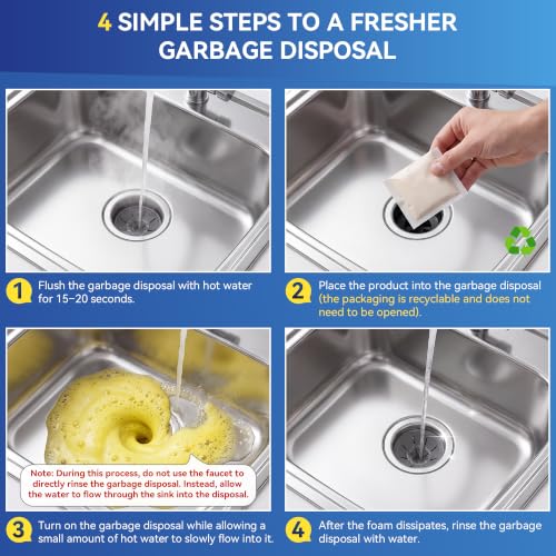 16-Pack Garbage Disposal Cleaner Drop-In Powder Packets (Fresh Orange Citrus) $10.34 w/ S&S - image 5