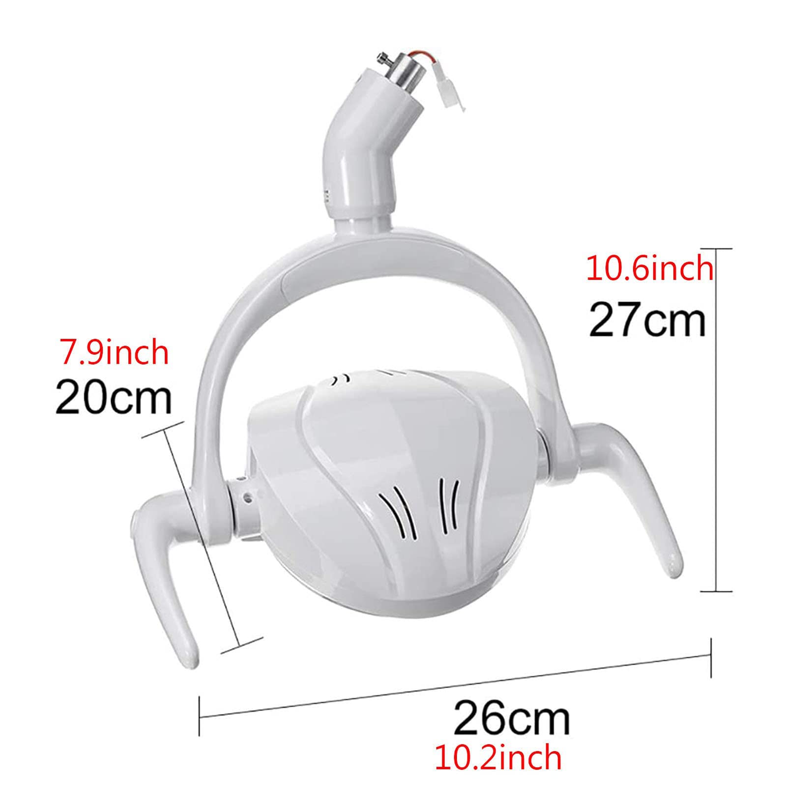 lámpara de Examen bucal, luz Oral Dental con 6 LED de Alta Potencia para Silla Dental LáMpara De Luz FríA Accesorios, Ideal para Cirugía Estética y Plástica, Clínicas Dentales