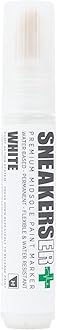 SNEAKERS ER Premium Sneaker Midsole Paint Pen/Marker - WHITE 10mm Chisel Tip for Sneakers, Trainers, Shoes and Footwear
