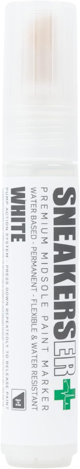 SNEAKERS ER Premium Midsole Paint Pen - White Chisel Tip Paint Marker for Repair, Restore, and Customising Shoes