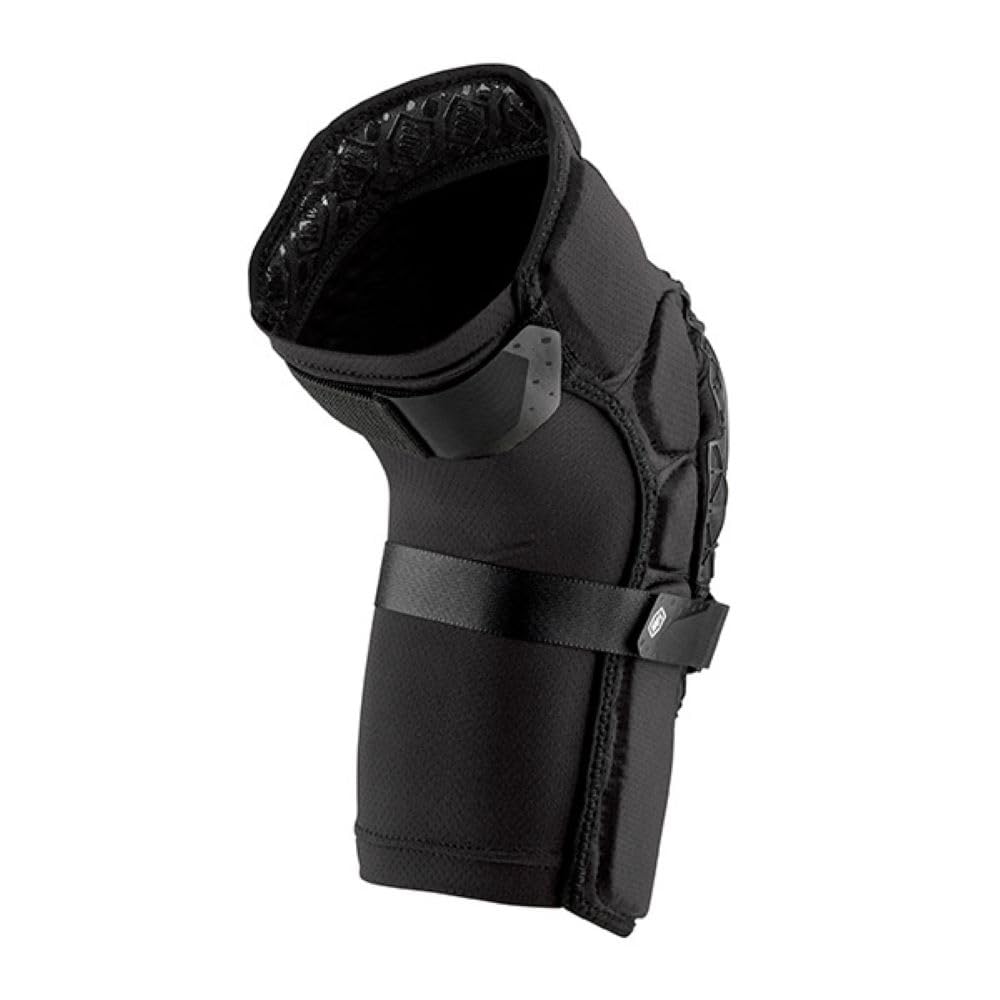 100% PROTECCIONES Surpass Knee Guards M Rodillera, Adultos Unisex, Black (Negro)
