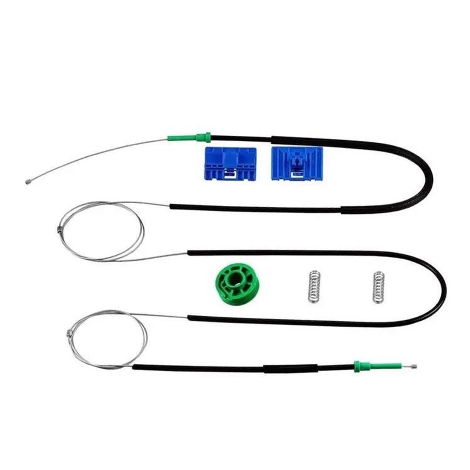 Aptfkec One Color Car Window Levers For A6 4B C5 1997-2005 Electric Window Regulator Repair Kit Window Cable For A6 For Avant For Allroad For Front Left Oe 4B0837461 Glass Regulator
