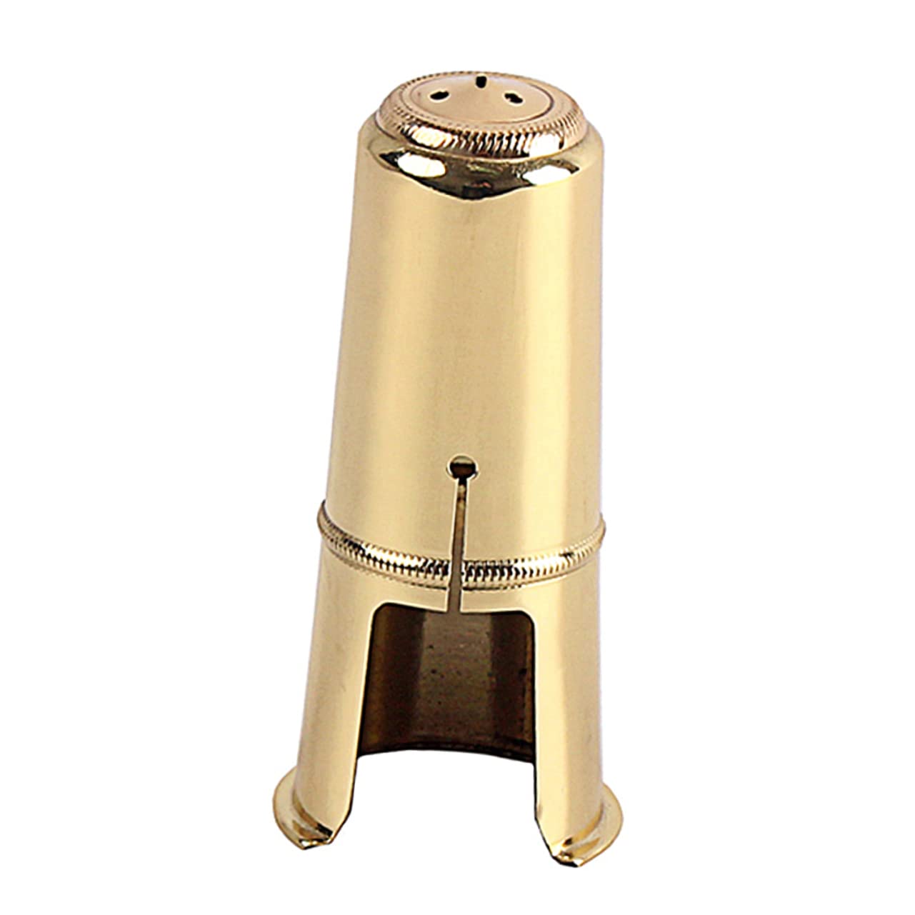 Tapa de Boquilla de Saxofón Tenor Dorado de Metal, Fácil de Transportar y Protege Polvo, Accesorio Esencial para Saxofón Tenor