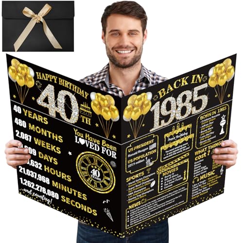 Kuxriox [W40΂̒aJ[h t ubNS[h Happy 40th BirthdayWCAgQXgubNMtg jp WCAgtH[eBo[Xf[J[h Mtgp[eB[pi obNC1984 W{40o[Xf[