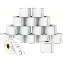 BETCKEY - Multipurpose Labels Replace for DYMO 30324/30258 2-1/8" x 2-3/4", Perforated, Compatible with DYMO Labelwriter 450, 4XL, NOT Fit 550 & 5XL [16 Rolls/6400 Labels]