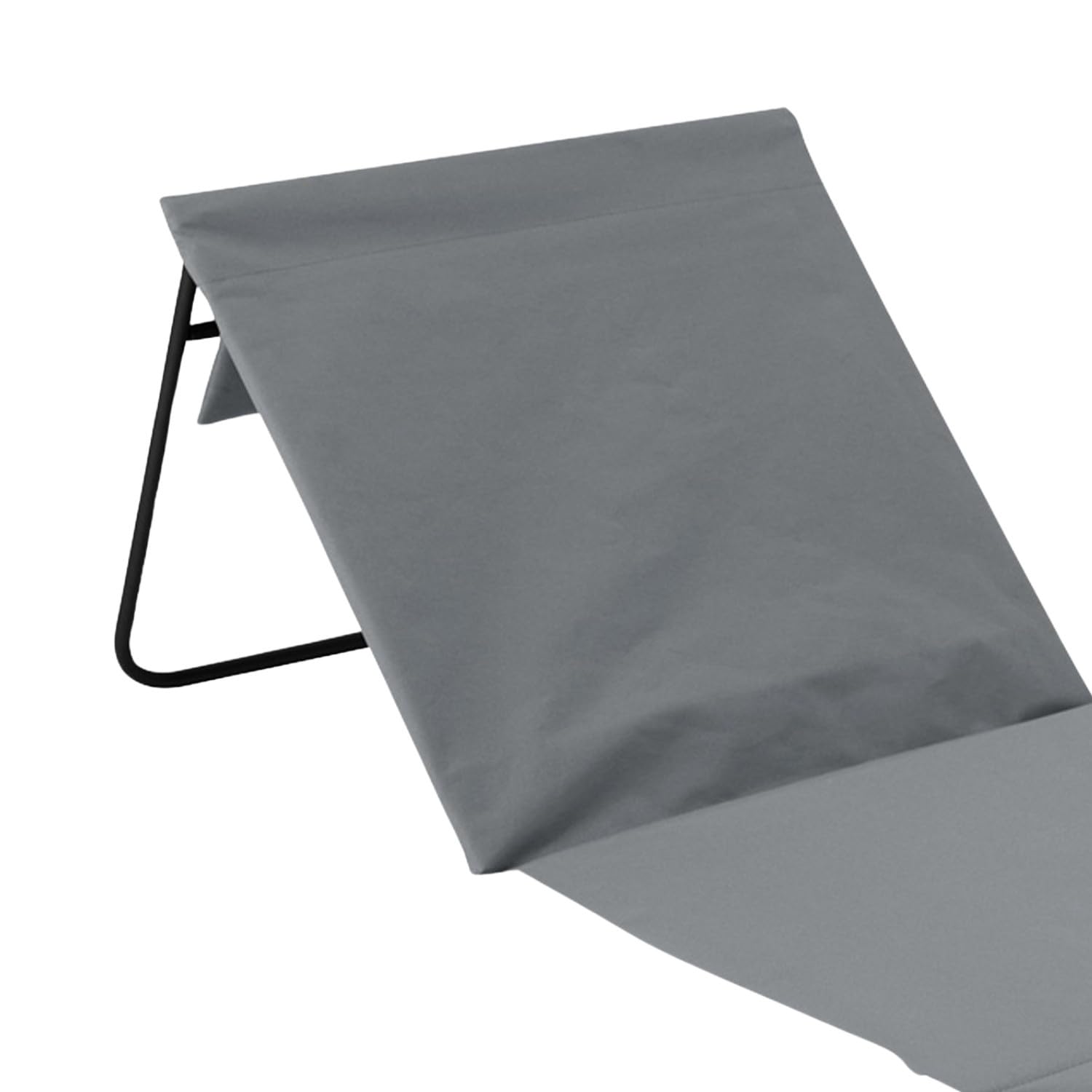 THINIA HOME - Esterilla Plegable de Playa Acolchada con Respaldo, Acero y Tela Oxford, Impermeable, Secado Rápido, Diseño Portátil, Bolsillo Trasero, Asa de Transporte, Pack 2