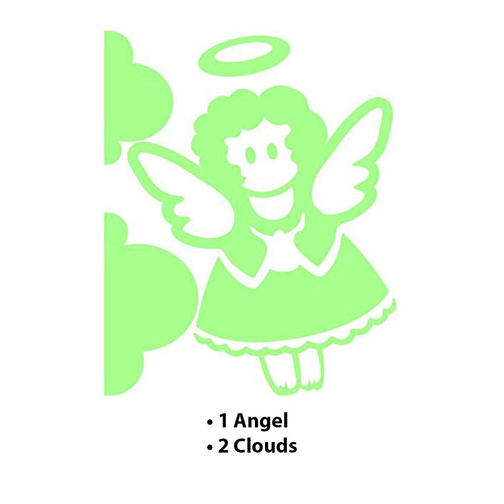 Ambiance Sticker Children's Glow in The Dark Angel 25 x 20 cm, Angel2, 25x20 - Image 2