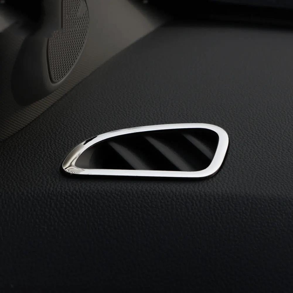 2pcs Car Air Conditioning Vent Trim Cover For Chevrolet For CRUZE Stainless Steel Interior