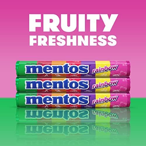 Mentos Rolls, Rainbow, 1.32 Ounce (Pack of 15)