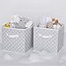 Delta Children 4-Pack Deluxe Water-Resistant Storage Cubes, Infinity/Grey