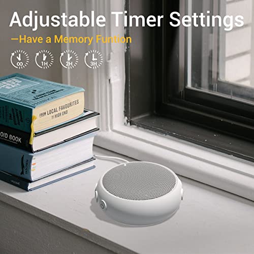 Soundme Mini Sleep Sound Machine 30 Soothing Natural Sounds Noise Maker With 36 Volume Control Pink Brown Noise Machine Travel White Noise Machine For Baby Kid Adults Powered By Ac Or Usb Sleep Timer #TOP3