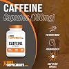 Caffeine 100mg Capsules - Caffeine Supplements, Caffeine Pills 100mg - for Energy Support, 1 Caffeine Capsule per Serving, 300 Capsules (Pack of 1)