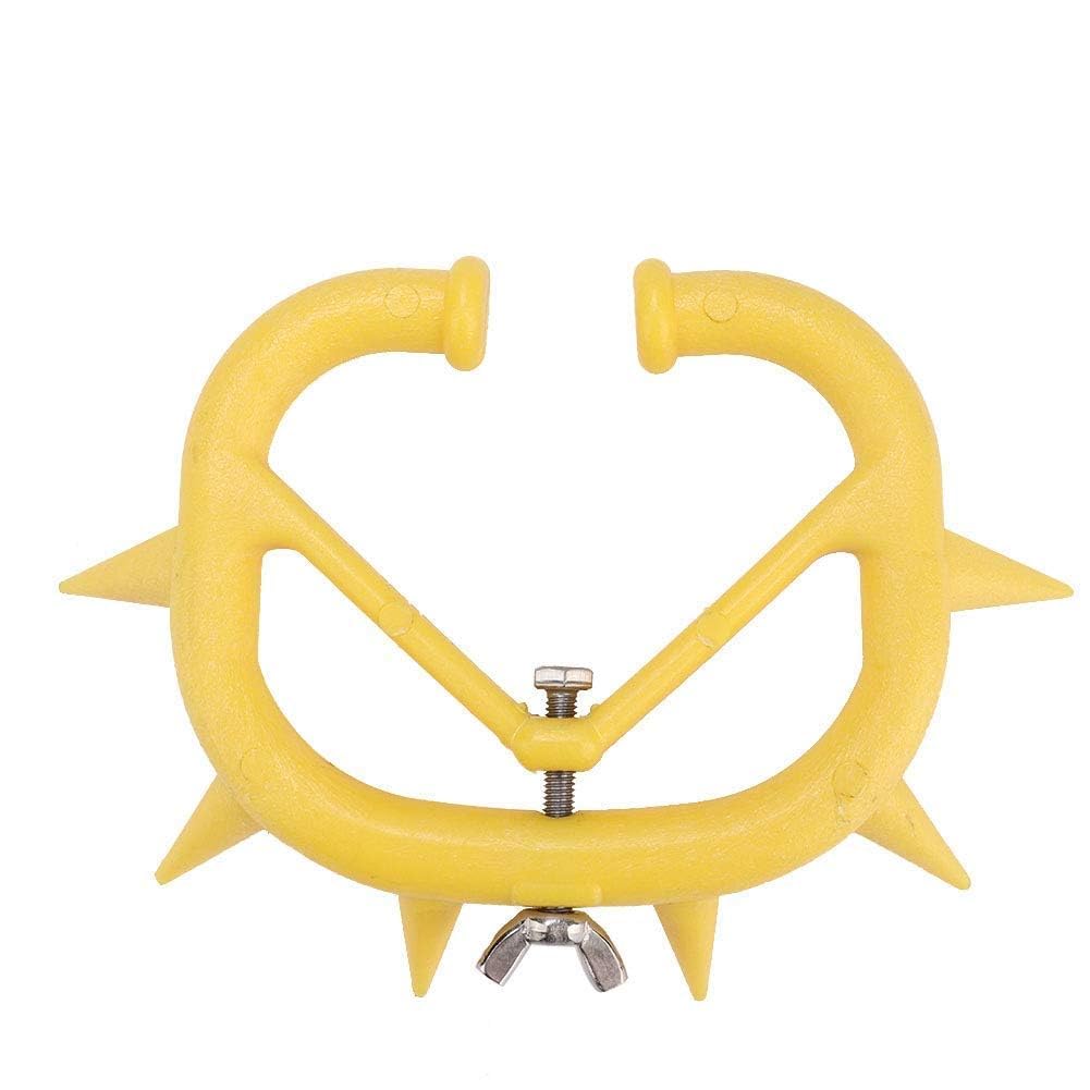 10pcs Anneaux de nez de veau-sevrage Bovins en plastique Vache de sevrage Outil de sevrage de vache Anneau à piquer Bovine Clip de nez Traite Stop Anti-Sucer La Traite Stop Produits Agricoles