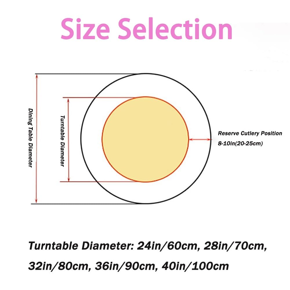 81 cm 91 cm 100 cm drewniana Lazy Susan - duża obrotowa taca do serwowania do restauracji i hoteli - stylowy design z bali idealny do rozrywki i serwowania jedzenia
