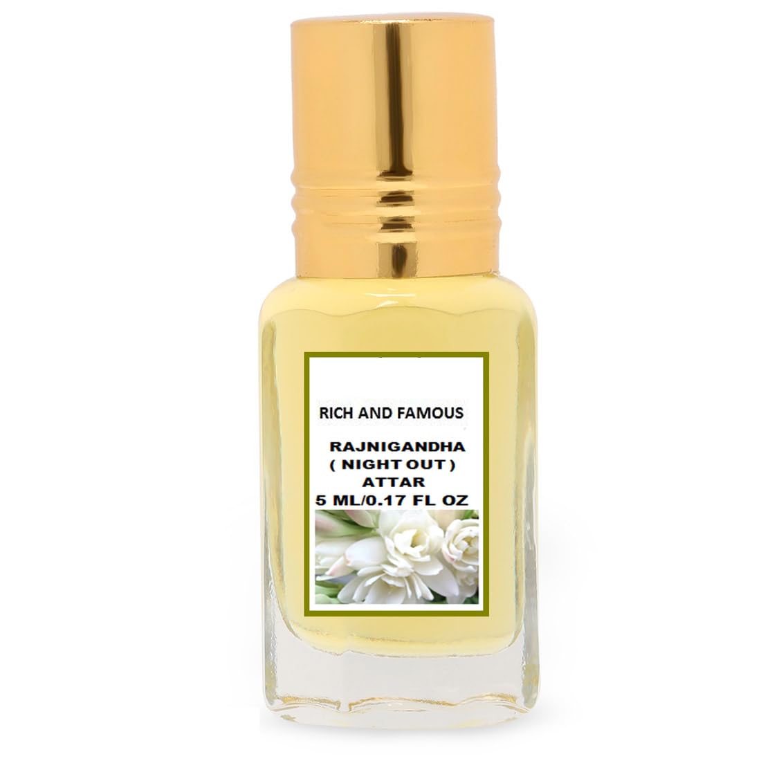 RICH AND FAMOUS fragrances Rajnigandha (Night Out) (Natural Itra/Attar/Perfume)