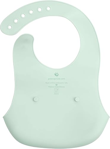 Miniatura 2 de green sprouts Unisex Baby Silicone Scoop Bib