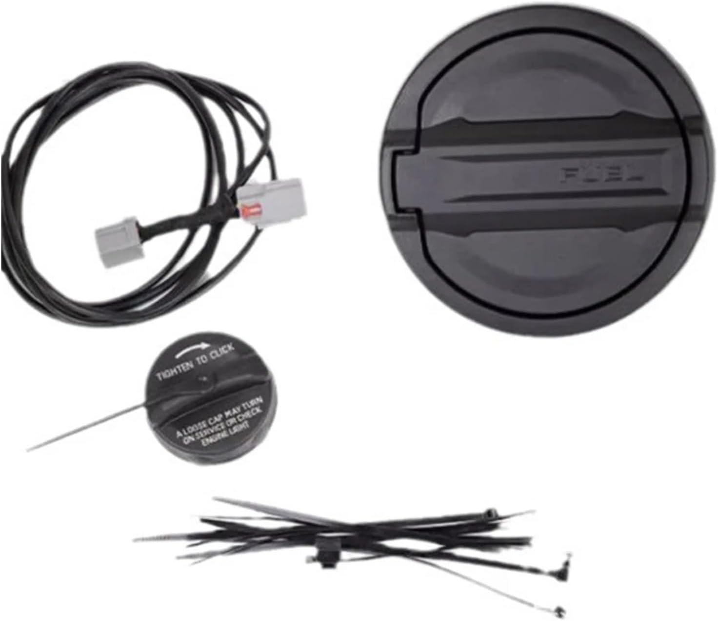 Electric Fuel Tank Cover Electric Lock Car Door Gas Fuel Filler Oil Cap Anti Theft Protection Compatible For Jeep Wrangler JL 2018-2024